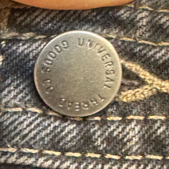 Universal Thread Denim Halter Midi Dress Dark Wash Western Coastal Cowgirl SZ 12 - Picture 7 of 15